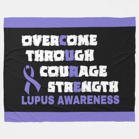 CURE...Lupus Fleecedecke (Vorderseite (Horizontal))