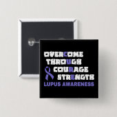 CURE...Lupus-Taste Button (Vorne & Hinten)