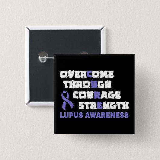 CURE...Lupus-Taste Button (Vorne & Hinten)