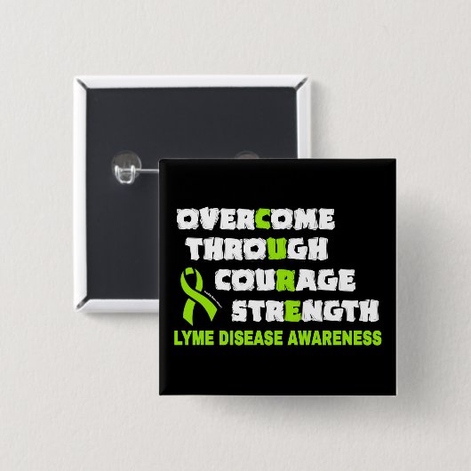 CURE...Lyme-Taste Button (Vorne & Hinten)