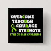CURE...Lyme-Taste Button (Vorderseite)