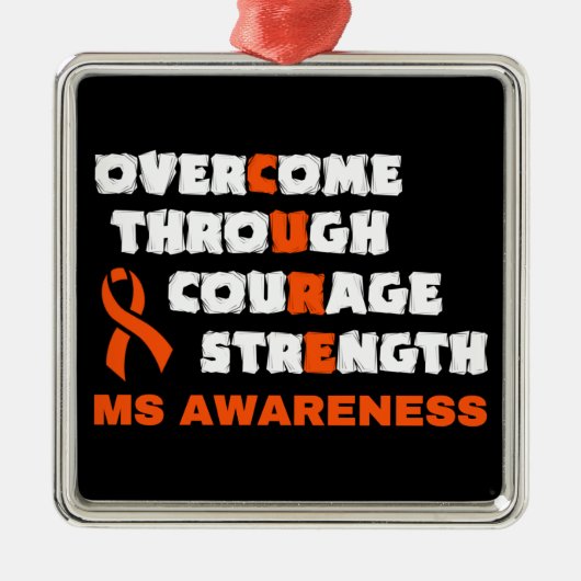 CURE...MS ORNAMENT AUS METALL (Vorne)