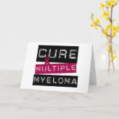 Cure Multiple Myeloma Karte (Gelbe Blume)