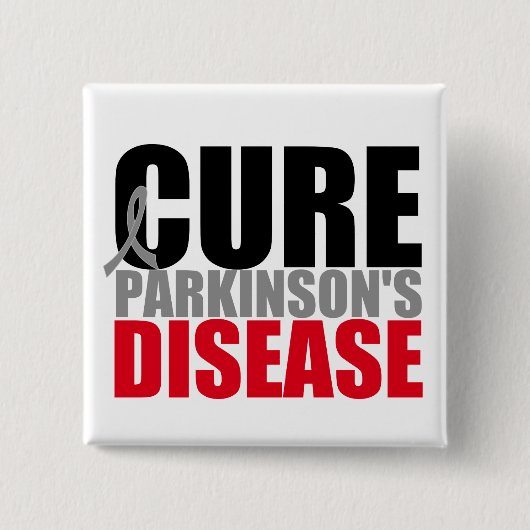 CURE Parkinsonkrankheit Button (Vorderseite)