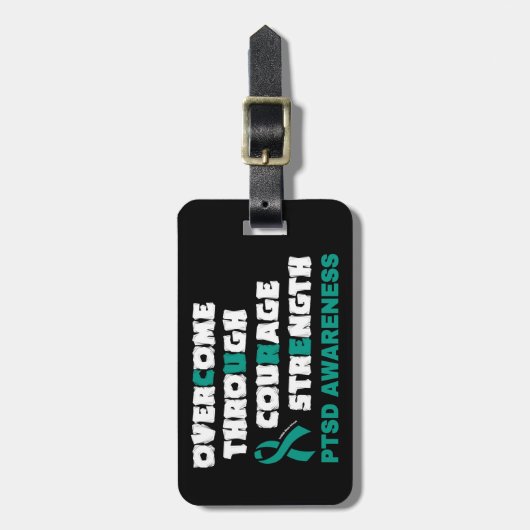 CURE...PTSD GEPÄCKANHÄNGER (Vorderseite vertikal)