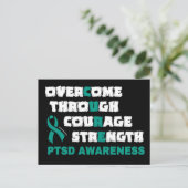 CURE...PTSD POSTKARTE (Stehend Vorderseite)