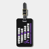 CURE...Sarcoidose Gepäckanhänger (Vorderseite vertikal)