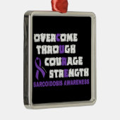 CURE...Sarcoidose Metallverzierung Ornament Aus Metall (Rechts)