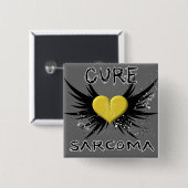 Cure Sarcoma Button (Vorne & Hinten)