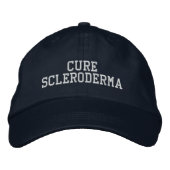 "Cure Scleroderma" - bestickter Hut (Vorderseite)