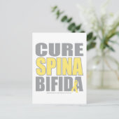 Cure Spina Bifida Postkarte (Stehend Vorderseite)
