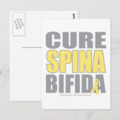 Cure Spina Bifida Postkarte (Vorne/Hinten)