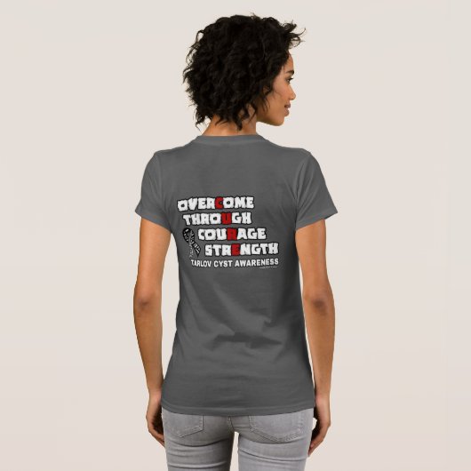 CURE...Tarlov-Zyste T-Shirt (Schwarz voll)