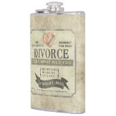 Cure What Ails You - Divorce Humor Flask Flachmann (Links)
