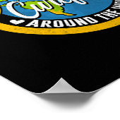 Curefest Around The World Childhood Cancer  Poster (Ecke)