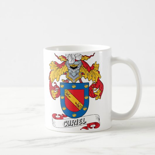 Curiel Familienwappen Kaffeetasse (Rechts)