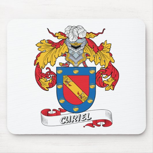 Curiel Familienwappen Mousepad (Vorne)