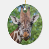 Curios Giraffe Keramikornament (Links)