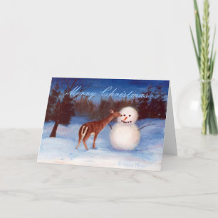 Curiosity Christmas Blank Card Feiertagskarte