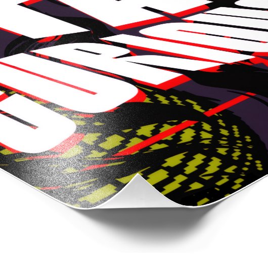 Curious Aura — Modern Minimal Poster (Ecke)