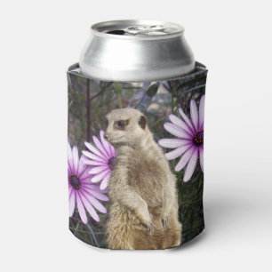 Curious Bloom: Meerkat unter den Lila Tageszeitung Dosenkühler