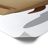 Curious Boy Learning Adventures Comic AI Art Poster (Ecke)