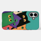 Curious Cats Case-Mate iPhone Hülle (Rückseite (Horizontal))