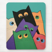 Curious Cats Mousepad (Vorne)