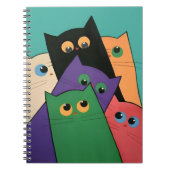 Curious Cats Notizblock (Vorderseite)
