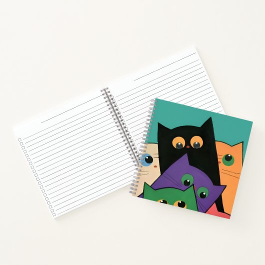 Curious Cats Notizblock (Innenseite)