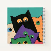 Curious Cats Notizblock (Rückseite)