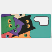 Curious Cats Samsung Galaxy Hülle (Rückseite (Horizontal))