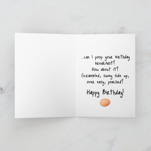 Curious Chicken Head Close-Up Photograph Karte (Innenseite)