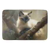 Curious Climber Siamese Kitten Badematte (Vorderseite)