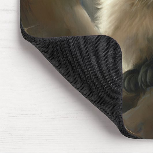 Curious Climber Siamese Kitten Mousepad (Ecke)