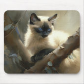 Curious Climber Siamese Kitten Mousepad (Vorne)