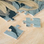 Curious Fox Fern Blätter William Morris Inspiriert Puzzle (Seite)