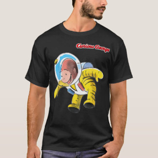 Curious George Happy Astronaut Portrait T-Shirt