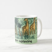 Curious Giraffes Mug Kaffeetasse (VorderseiteRechts)