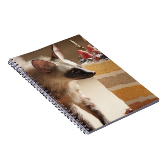 Curious Hyena Notebook Notizblock (Rechte Seite)