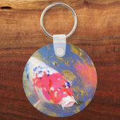 Curious Koi Schlüsselanhänger (Vorderseite)