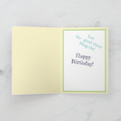 Curious lil Dragon Birthday Karte (Innenseite)