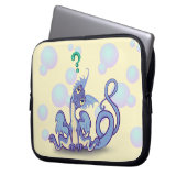 Curious lil Dragon~ Laptopschutzhülle (Vorderseite Links)