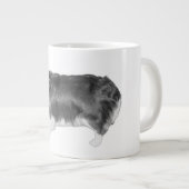 Curious Little Guardian Jumbo-Tasse (Vorderseite Rechts)