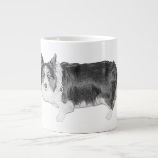 Curious Little Guardian Jumbo-Tasse (Vorderseite)