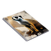 Curious Meerkat | Notebook Journal Notizblock (Rechte Seite)