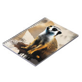 Curious Meerkat | Notebook Journal Notizblock (Linke Seite)
