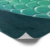 Curious Mermaid Poster von Molly Harrison (Ecke)