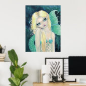 Curious Mermaid Poster von Molly Harrison (Heimbüro)