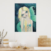 Curious Mermaid Poster von Molly Harrison (Küche)